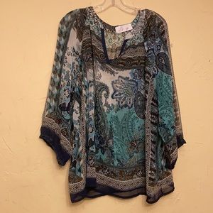 See through flowy torrid shirt